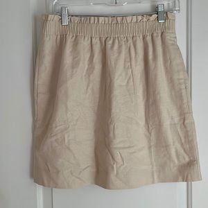 J crew factory elastic waist city skirt